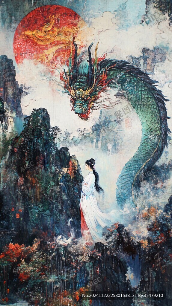龍女戲珠