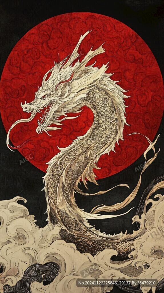 龍年系列插畫