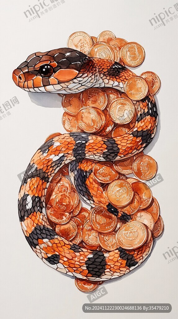 眼鏡蛇立體畫
