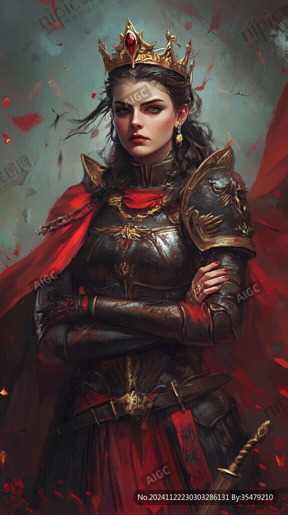 女王人物畫