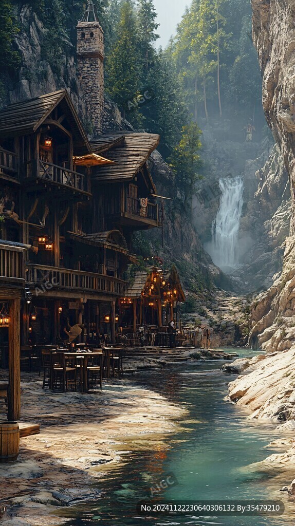 瀑布餐廳