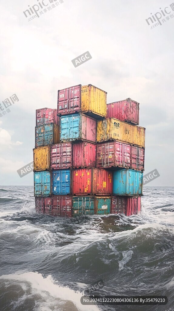 集裝箱海上