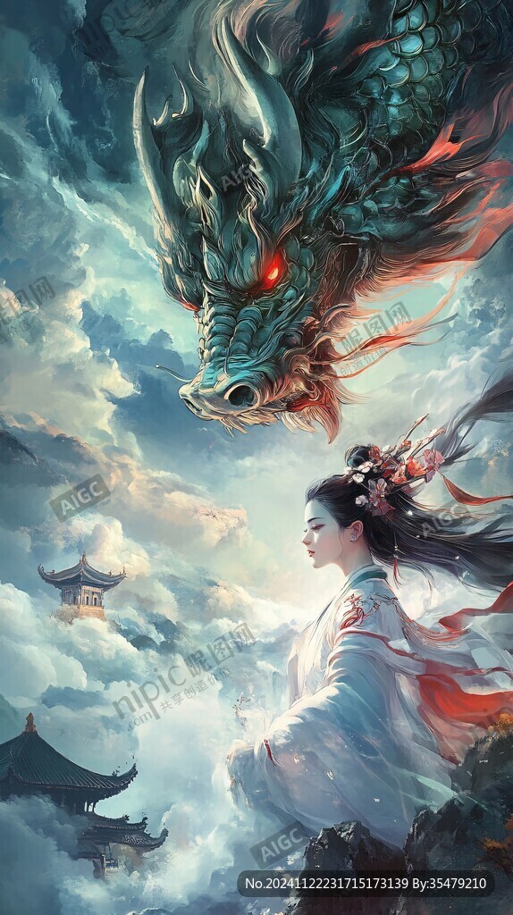 古風(fēng)龍插畫