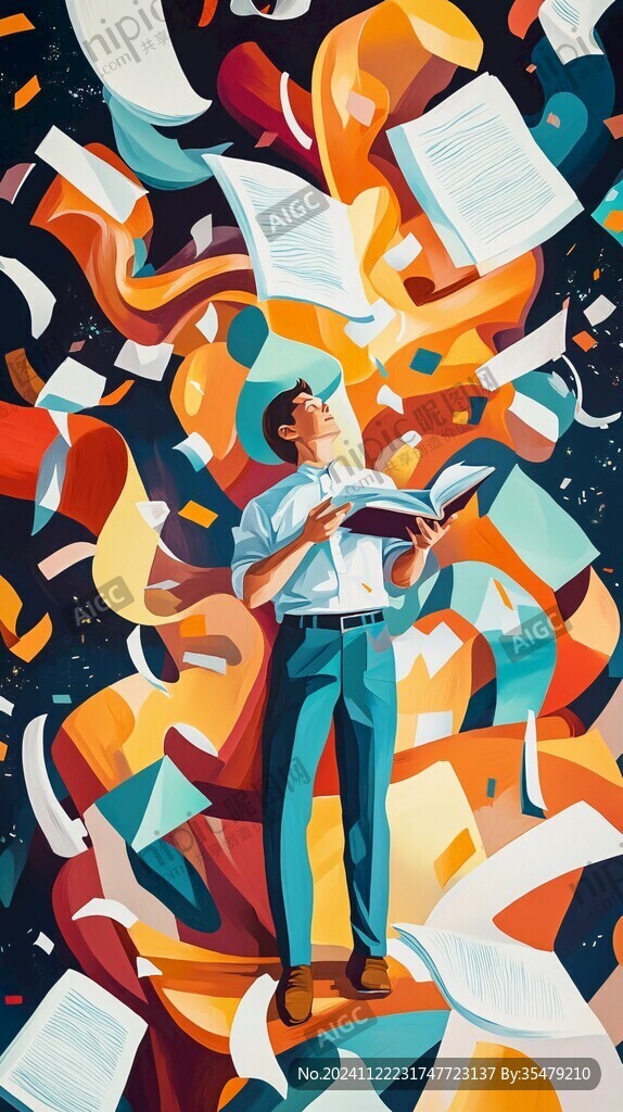 閱讀節插畫