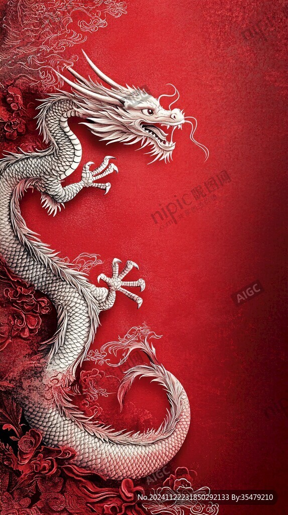 龍年豎式構圖