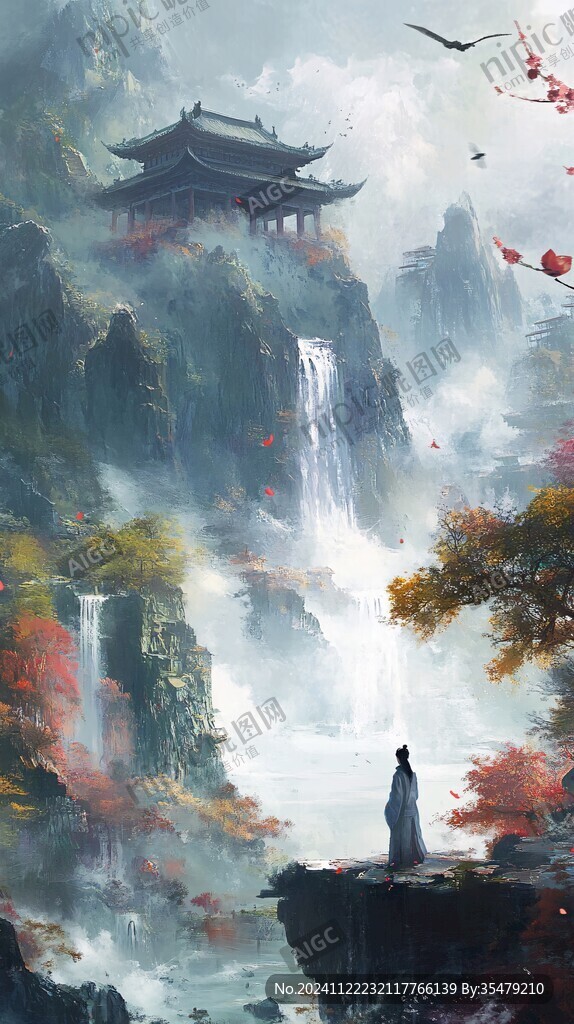 高清古風山水