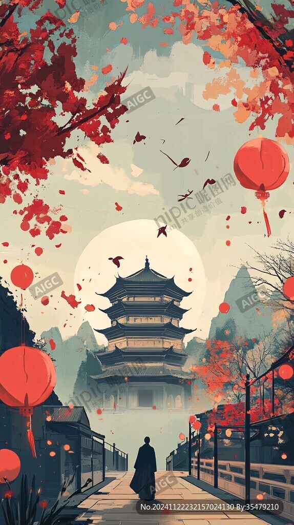 鎮淮樓插畫