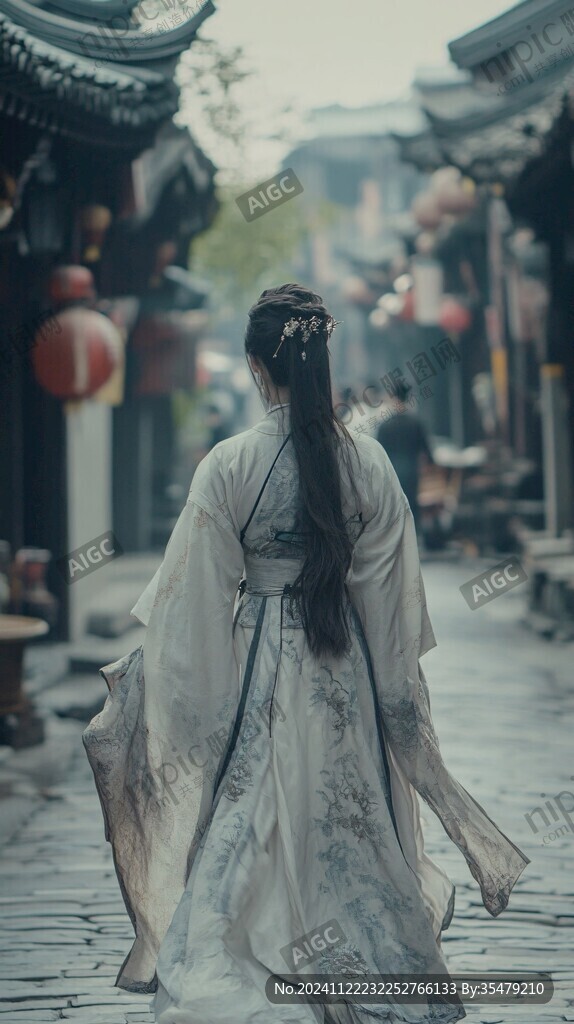 古裝背影
