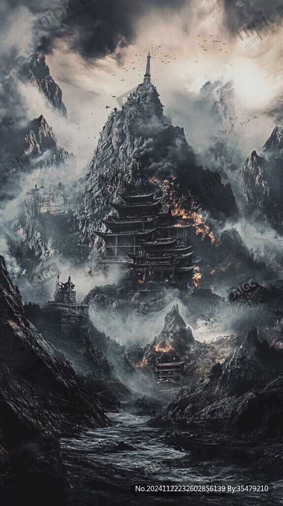 古風仙境天上宮闕