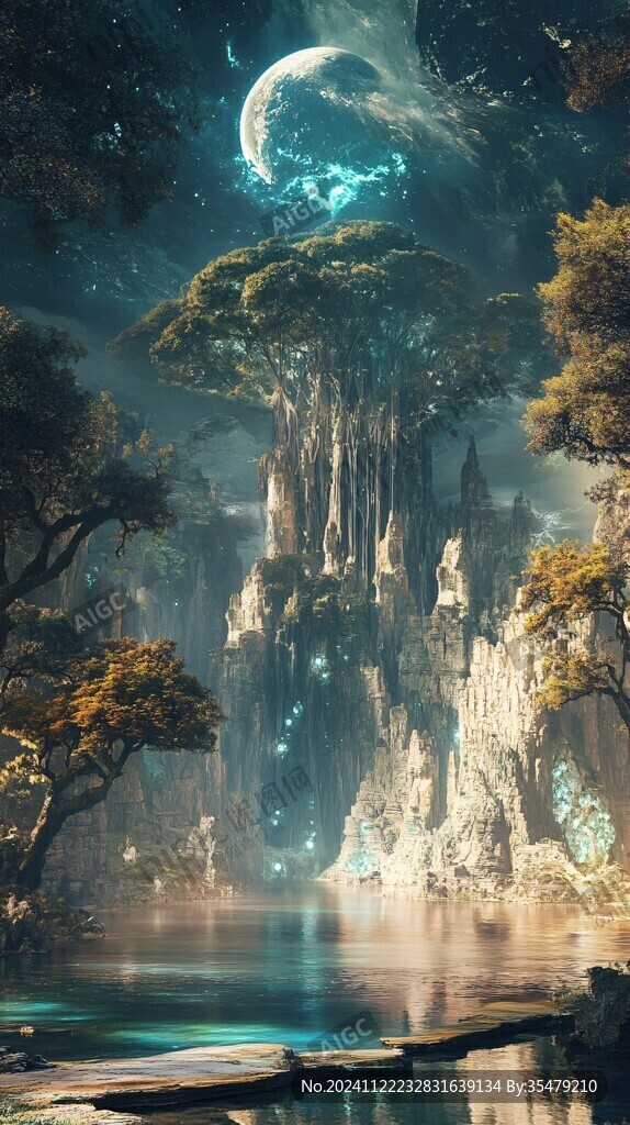 阿凡達一般的夢幻場景