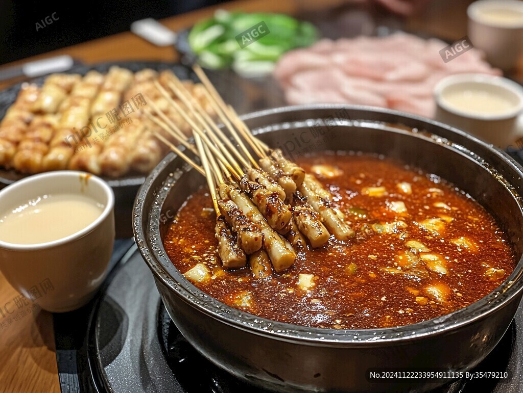 火鍋川菜美食串串肉片