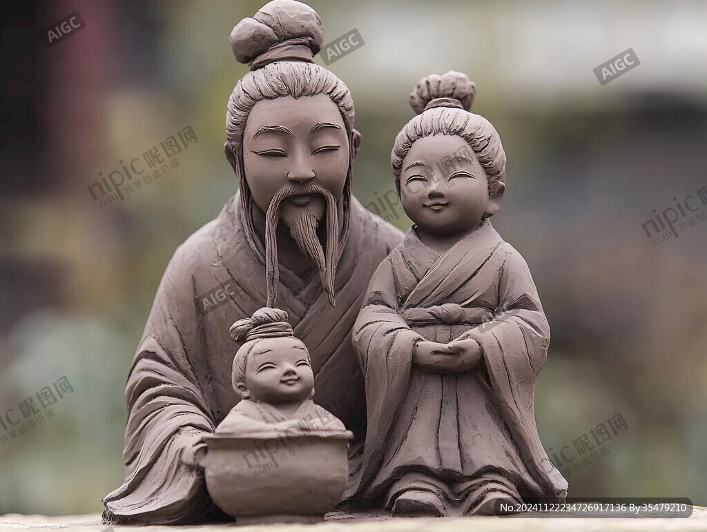 道家泥塑