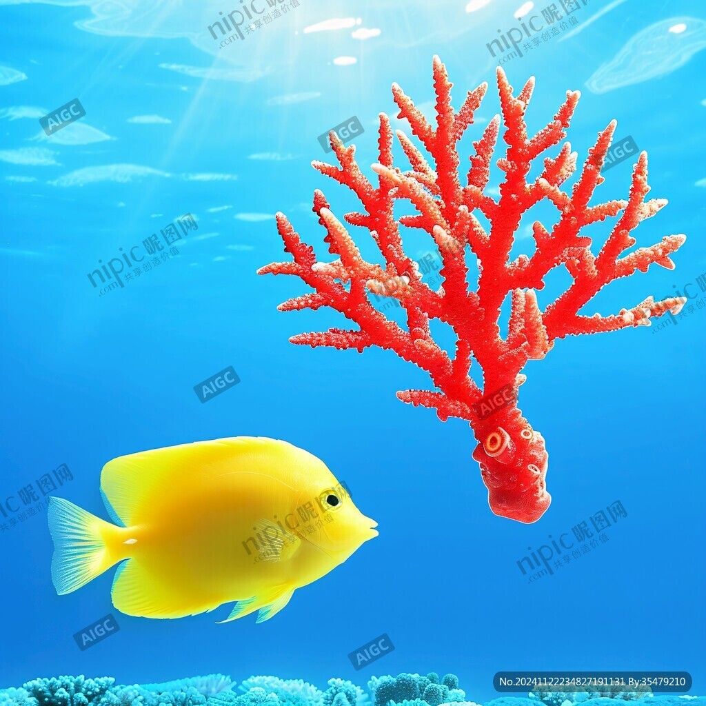 海底世界珊瑚蟲