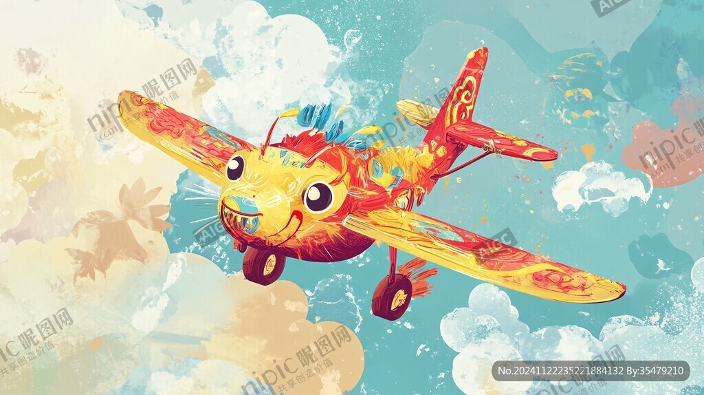 金魚紙鳶插畫