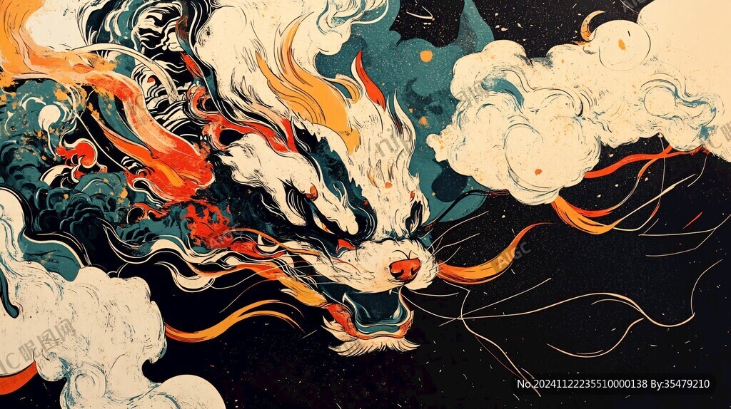 龍年系列包裝插畫
