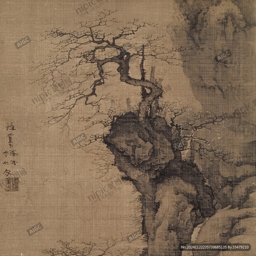 元代畫(huà)家吳鎮(zhèn)