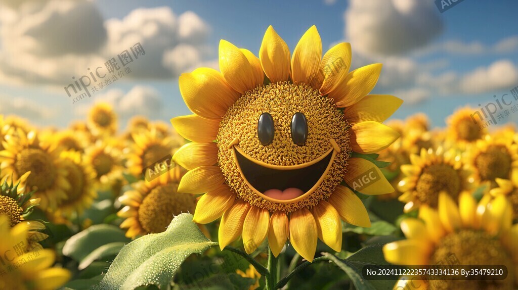 葵花笑臉