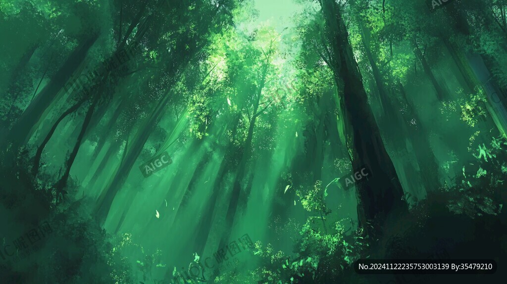 夢(mèng)幻綠色叢林