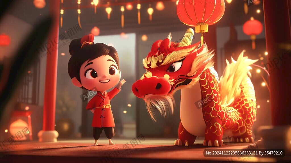 小龍拜年