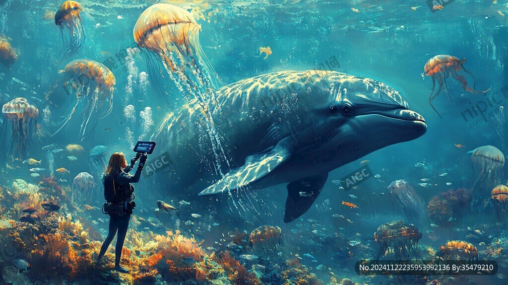 人與鯨魚