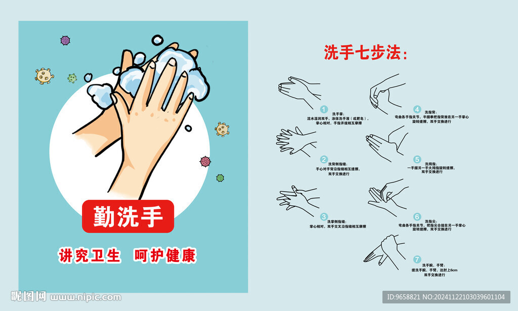 勤洗手指南