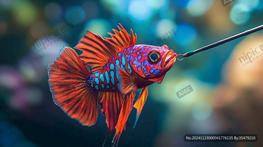 燈籠魚插畫