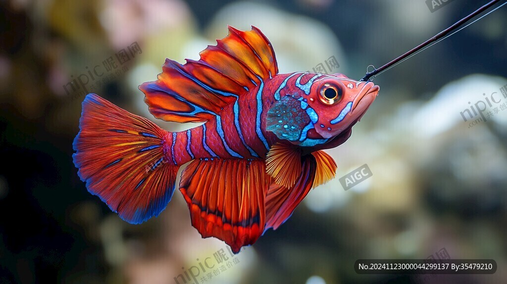玫瑰魚手繪