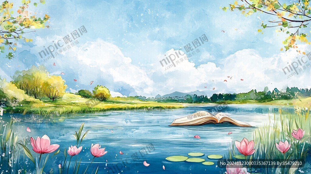 寬屏風景畫