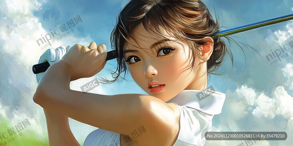 高爾夫插畫