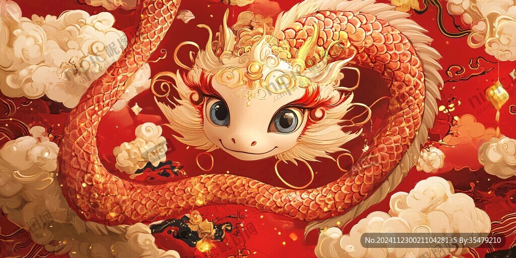 蛇年插畫合集