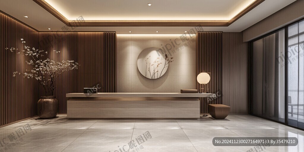 新中式企業(yè)前臺(tái)