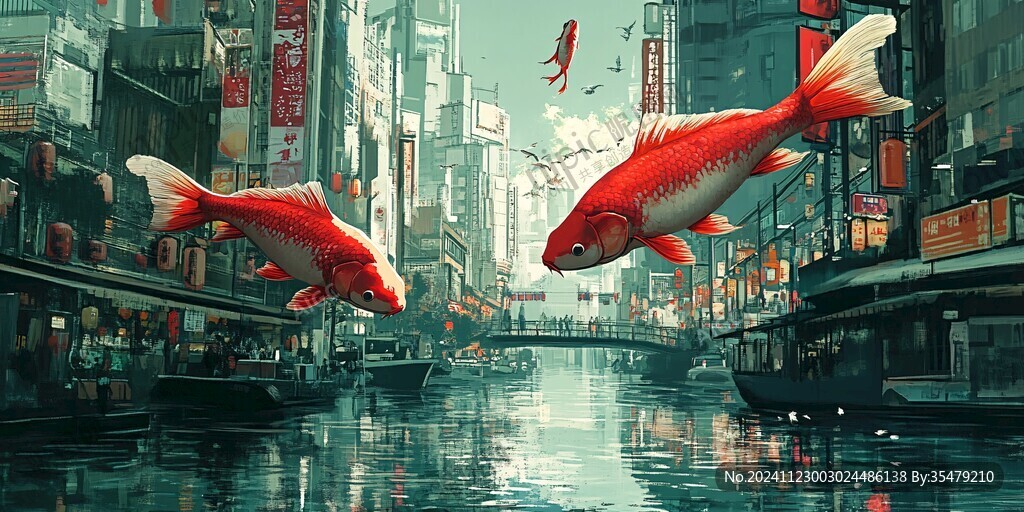 垂魚插畫