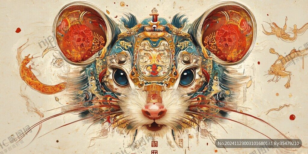 十二生肖系列插畫