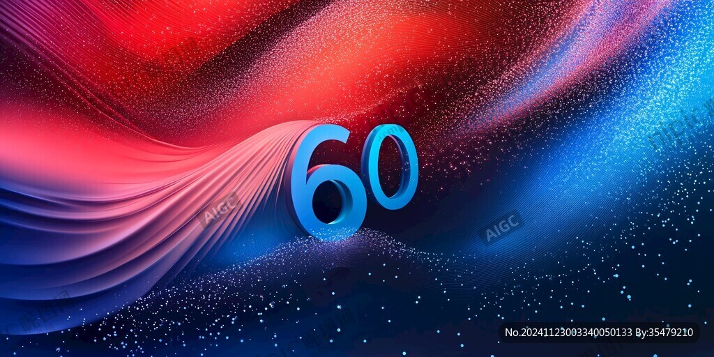 60年晚會背景