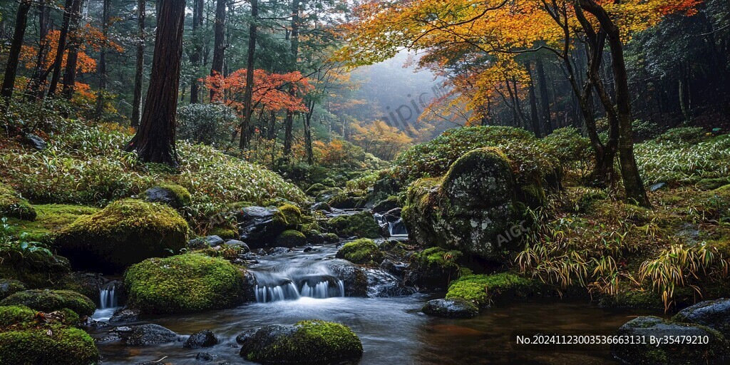 楓樹溪流