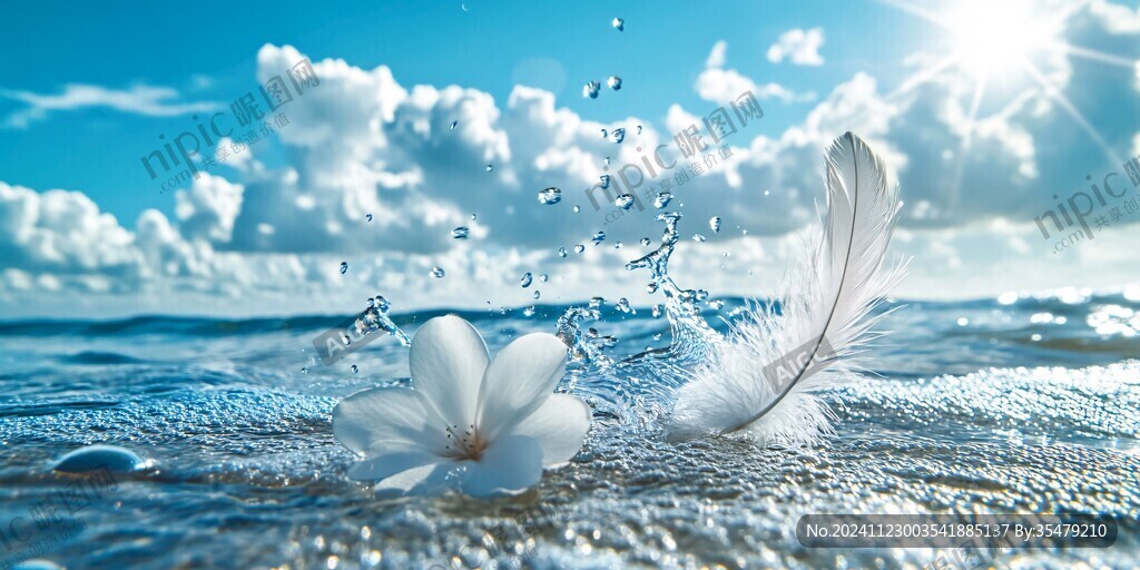 白花浪濺