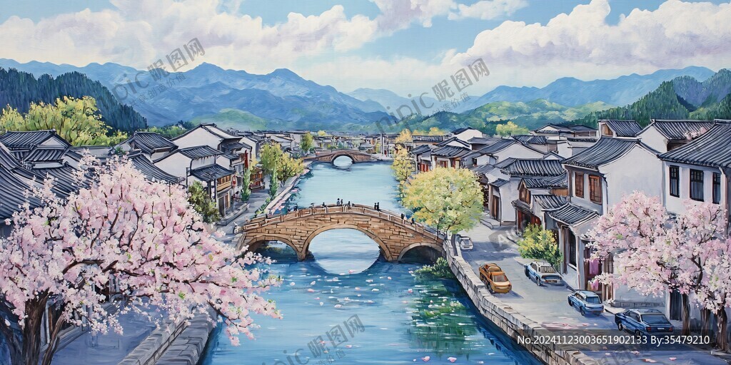 古橋插畫