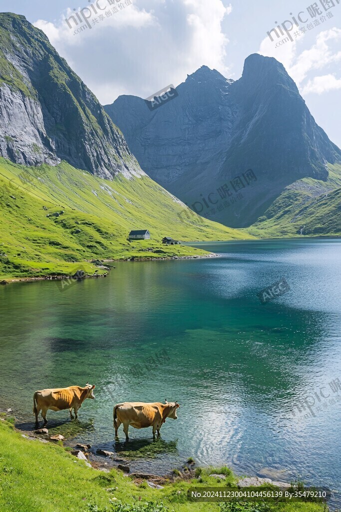 牛草地大山溪水