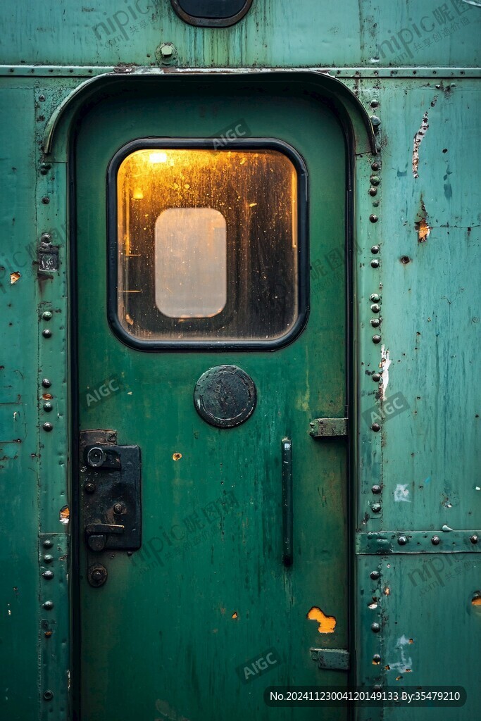 綠皮火車車門