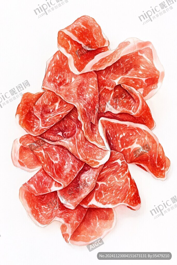 胭脂牛肉花片