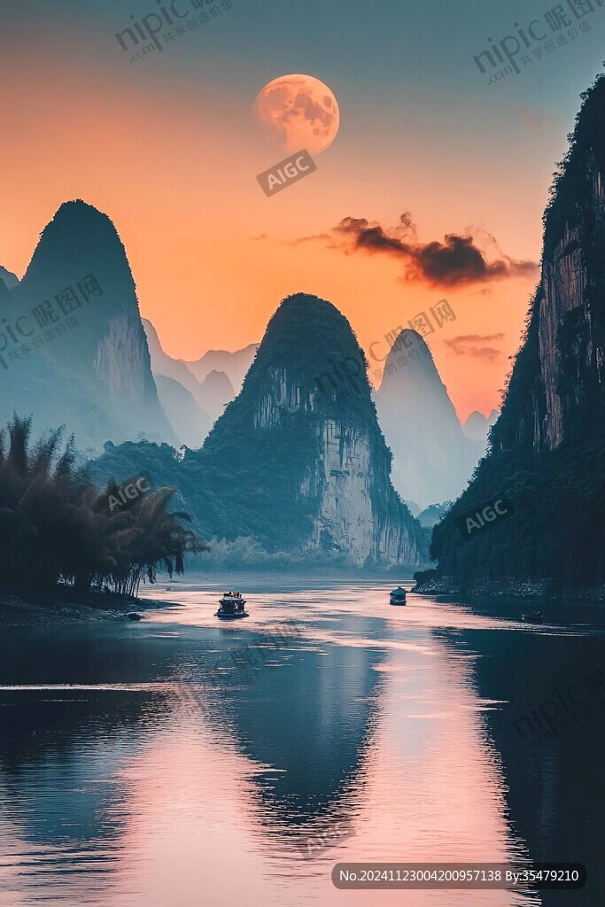 漓江雙月