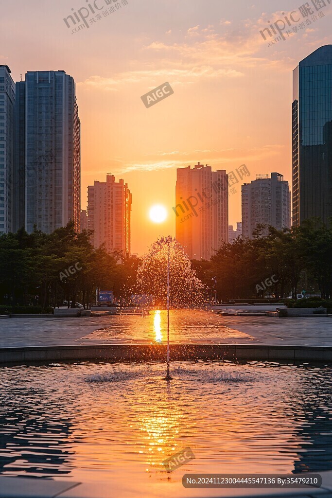 千燈湖影