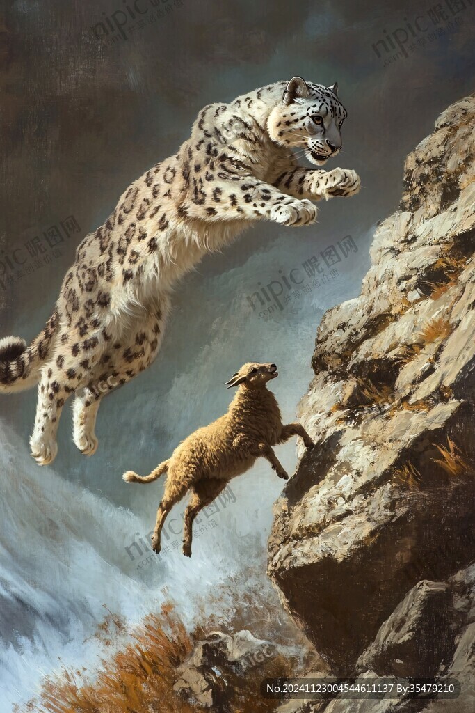 動物3d合影畫