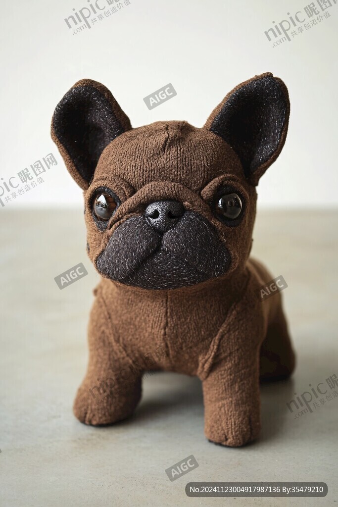褐釉陶犬