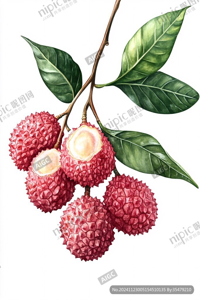 原創(chuàng)荔枝手繪