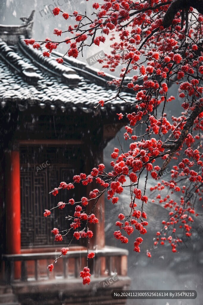 古風下雪