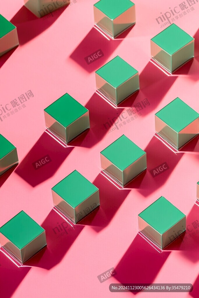 炫彩幾何立方體