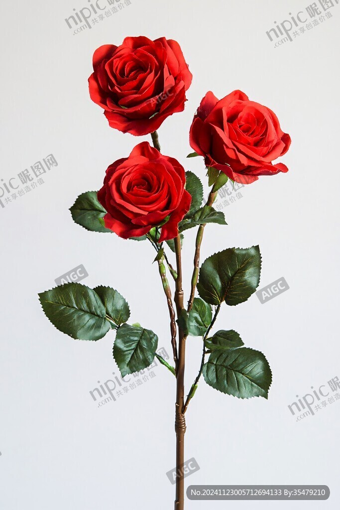 花朵鮮花紅色玫瑰花
