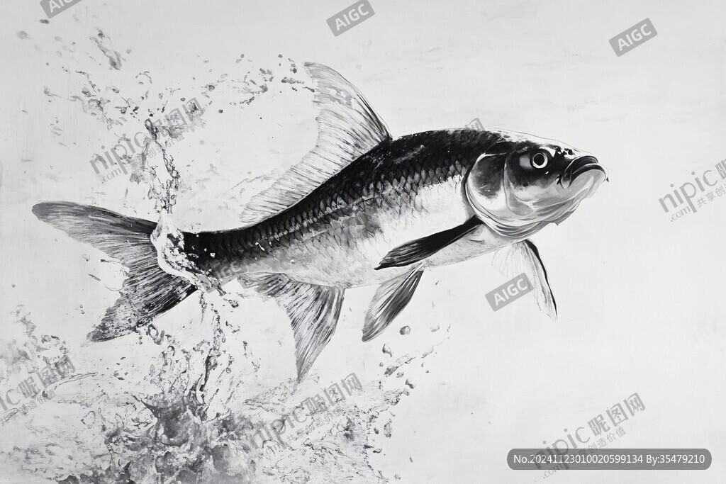 工筆魚(yú)寫(xiě)生