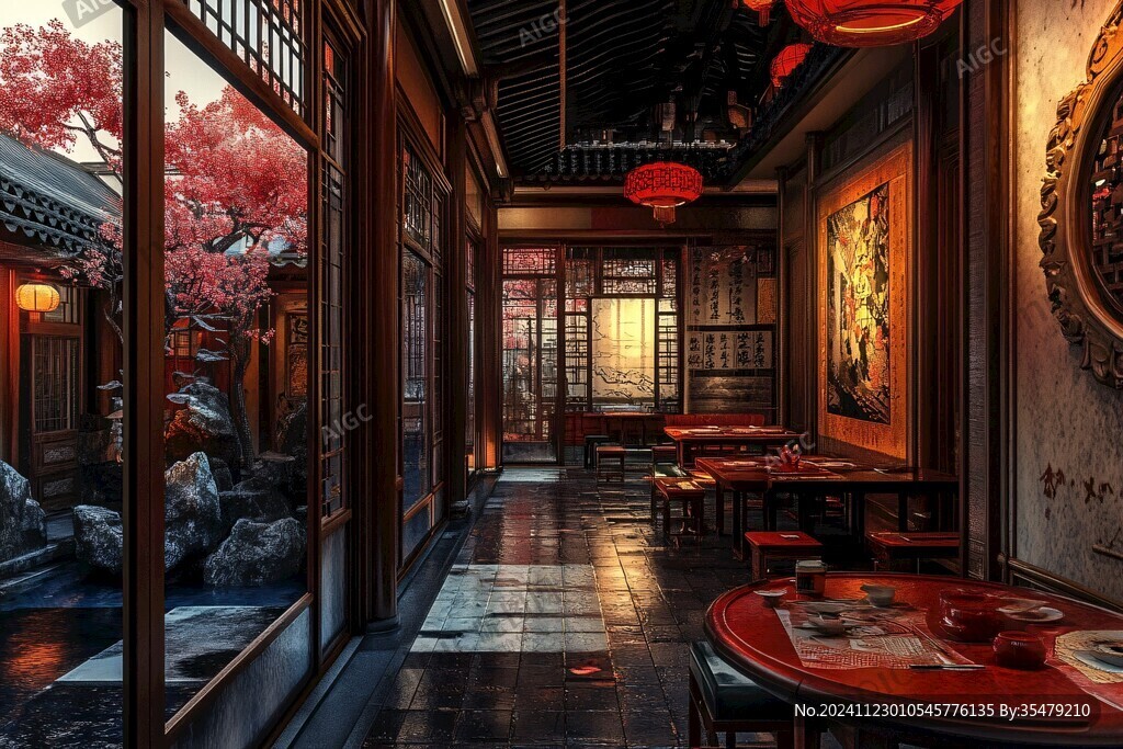 古風(fēng)餐館